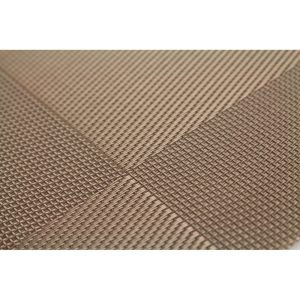 Servet tacamuri PLACEMAT, maro cu bordura, plastic