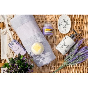 Crenguta cu lavanda VIOLET 38 cm, plastic