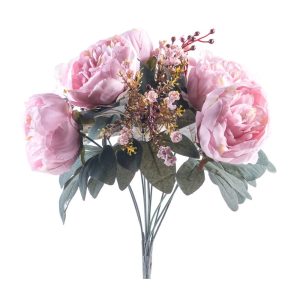 Buchet trandafiri BELLE ROSES, 40 cm, roz