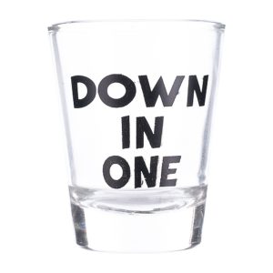 Set 6 pahare de shot HYDRA, 32x6,5  cm, sticla