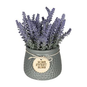 Ghiveci decorativ LAVANDA, 21 cm, poliester