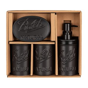 Set baie 4 piese KIRA negru