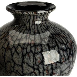 Vaza TAVIO albastru, 22x24 cm, sticla