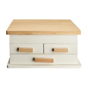 Cutie bijuterii M WOODY, 17x24x13 cm