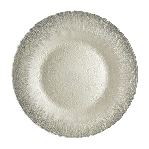 Platou cu picior SILVER BLUSH, 33 cm