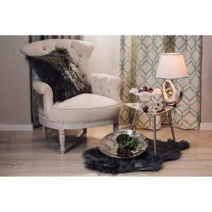 Bol CENTRO 25x17 cm, alb, sticla Murano