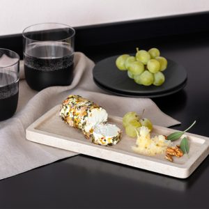 Platou servire MANUFACTURE TRAVERTINE, 40,5 cm