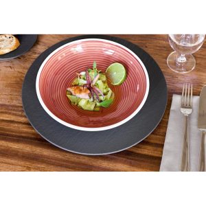 Farfurie intinsa MANUFACTURE ROCK, 25 cm, negru