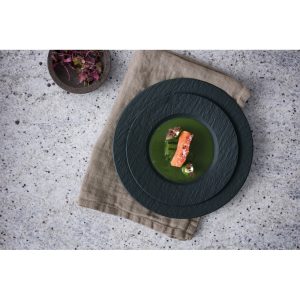 Farfurie desert MANUFACTURE ROCK, 22 cm, negru