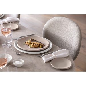 Farfurie intinsa NEW MOON BEIGE, 27 cm, portelan