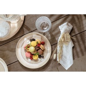 Farfurie desert PERLEMOR SAND, 23,8 cm