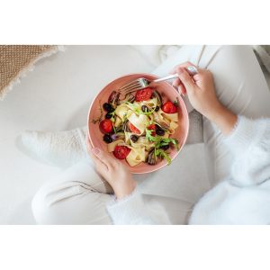 Farfurie adanca PERLEMOR CORAL, 22 cm