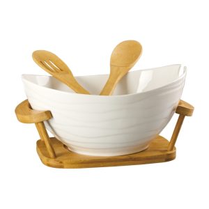 Bol salata LAILA 33x23,5x15 cm, 2500ml, cu suport