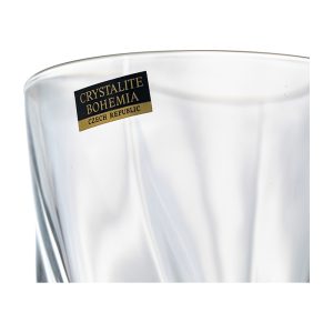 Pahar whisky QUADRO, 340 ml, sticla cristalina